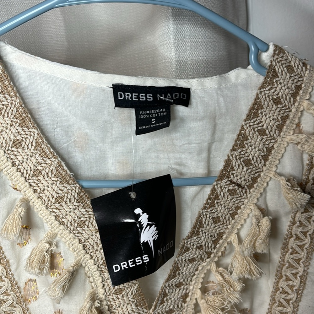 NWT Brand New Dress Nado 100% Cotton size Small